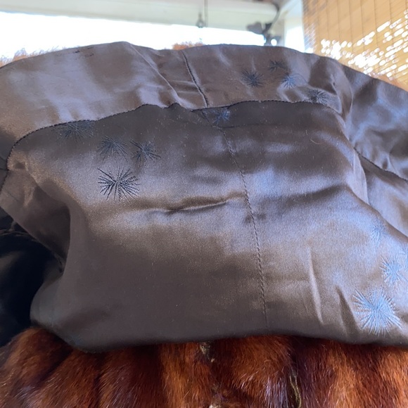 COPY - 35” Length Larg Collar, Cuffed Sleeve Mink Jacket - Picture 10 of 16